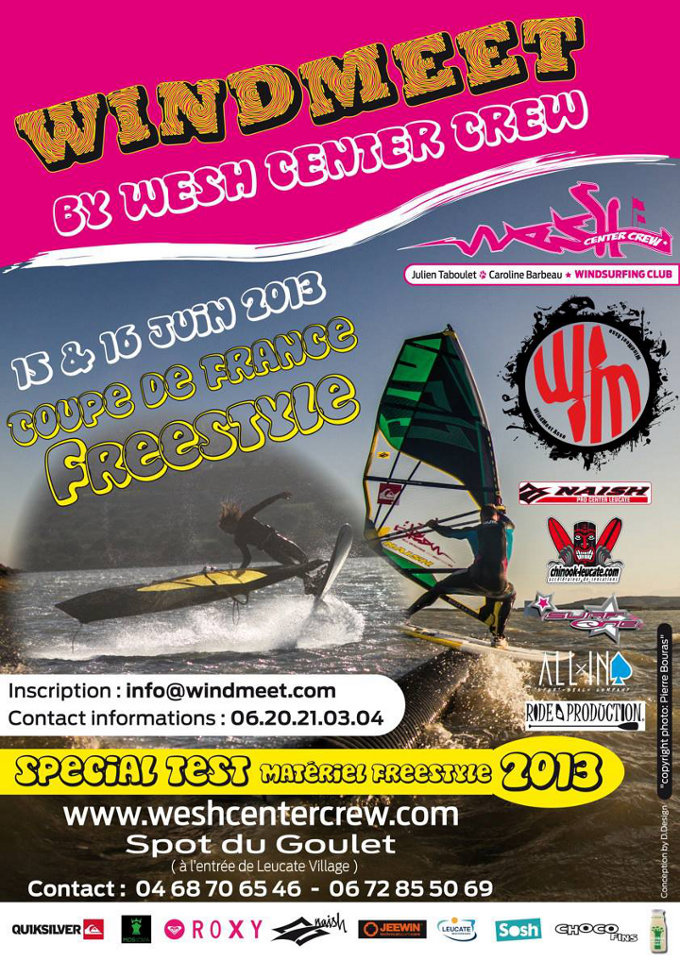 windmeet freestyle tour leucate weshcrew center